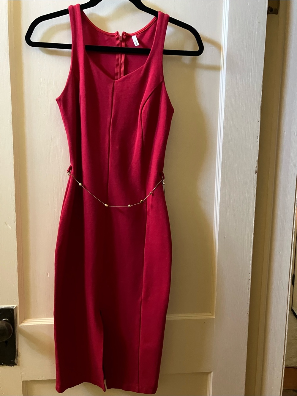Red Midi Dress